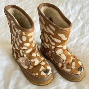 Donsje Amsterdam shearling lined deer boots